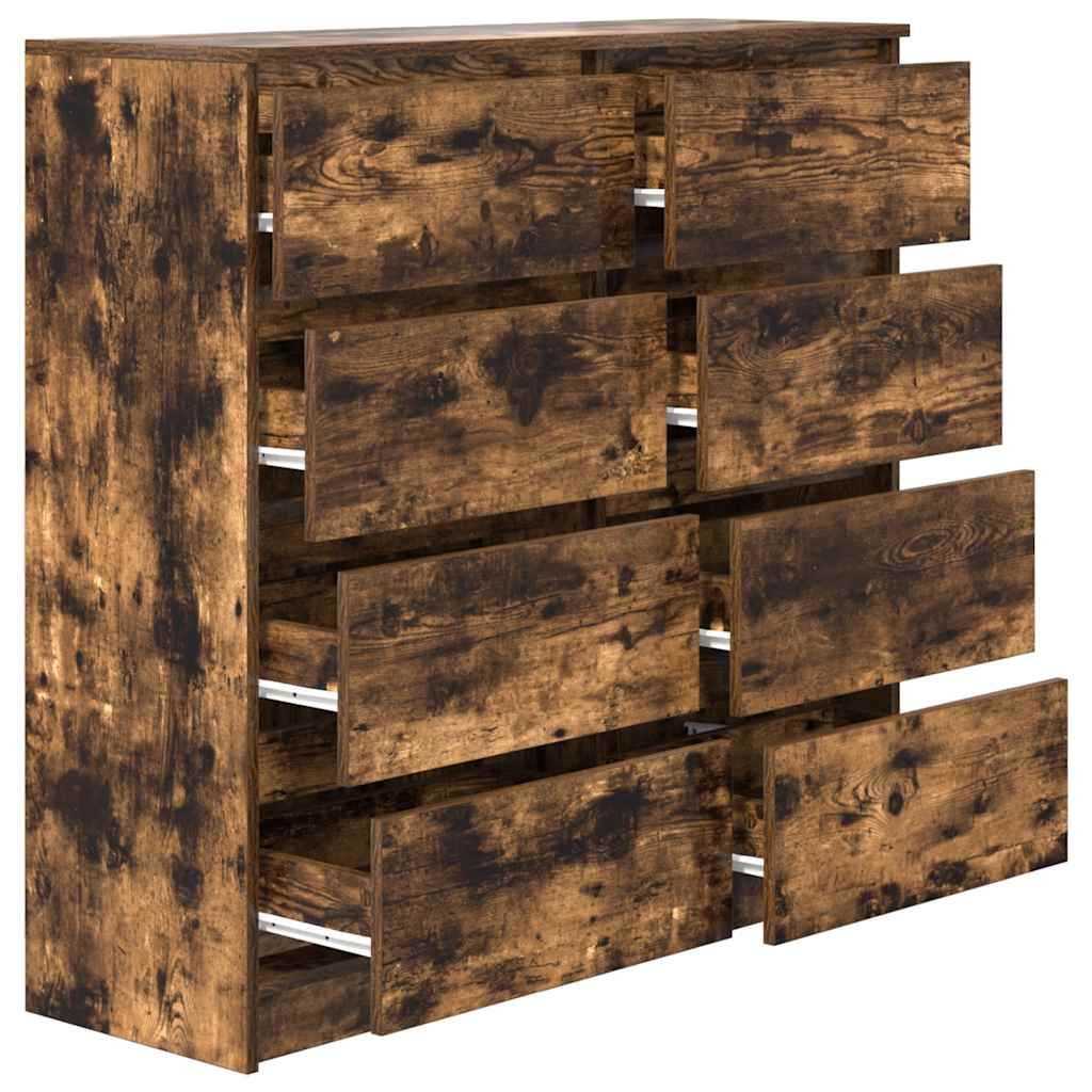 Skænk røget eg 100x35x99 cm træmateriale