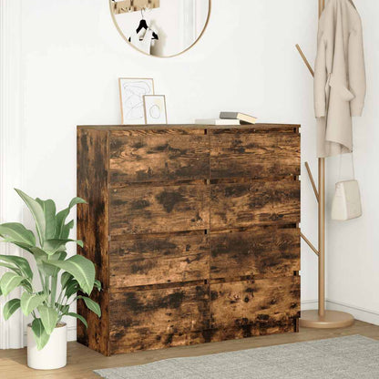 Skænk røget eg 100x35x99 cm træmateriale