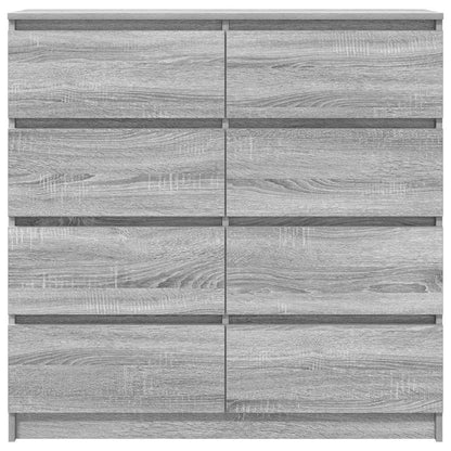Sideboard Grau Sonoma 100x35x99 cm Holzwerkstoff