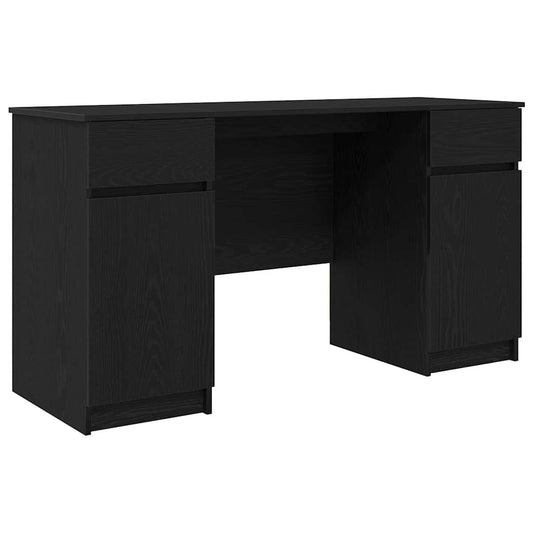 Schreibtisch Schwarze Eiche 140 x 49 x 76 cm Holzwerkstoff