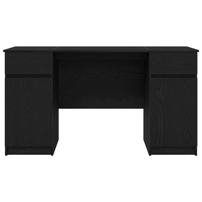 Schreibtisch Schwarze Eiche 140 x 49 x 76 cm Holzwerkstoff