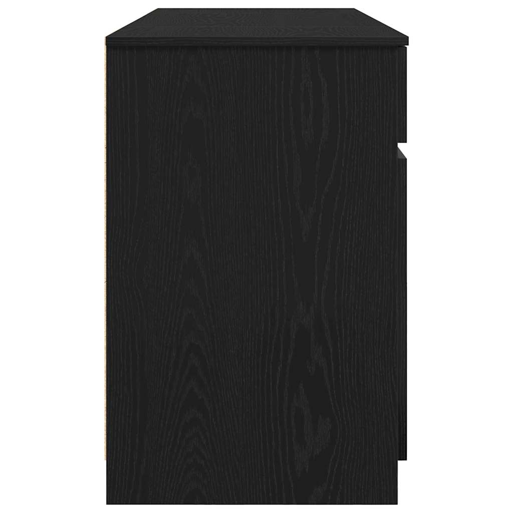 Schreibtisch Schwarze Eiche 140 x 49 x 76 cm Holzwerkstoff