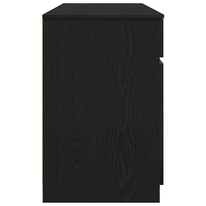 Schreibtisch Schwarze Eiche 140 x 49 x 76 cm Holzwerkstoff