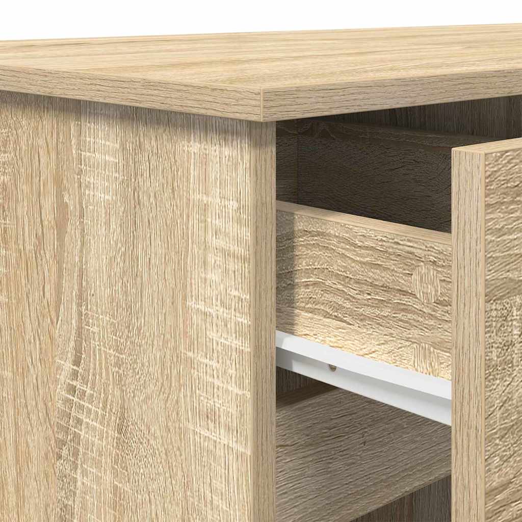 Schreibtisch Sonoma Eiche 140 x 49 x 76 cm Holzwerkstoff