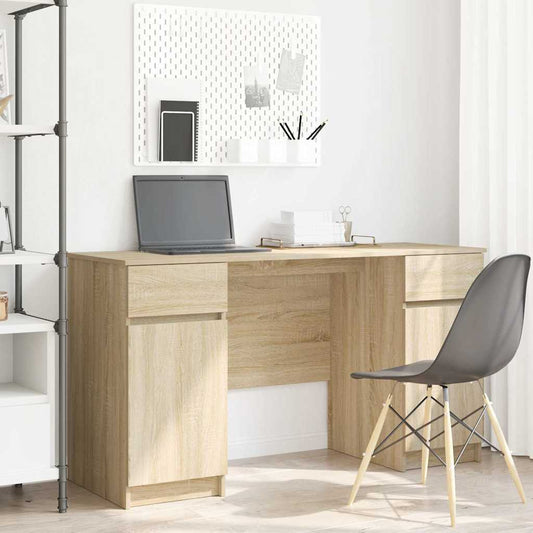 Schreibtisch Sonoma Eiche 140 x 49 x 76 cm Holzwerkstoff