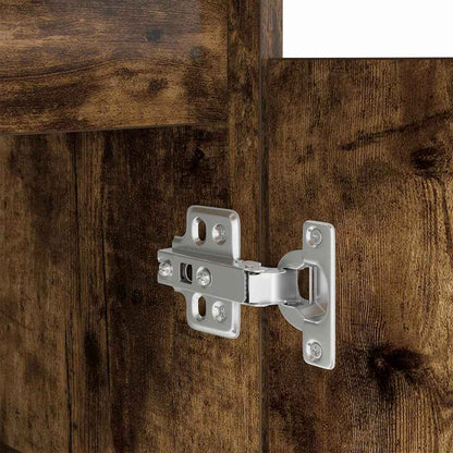 Schreibtisch Räuchereiche 140 x 49 x 76 cm Holzwerkstoff