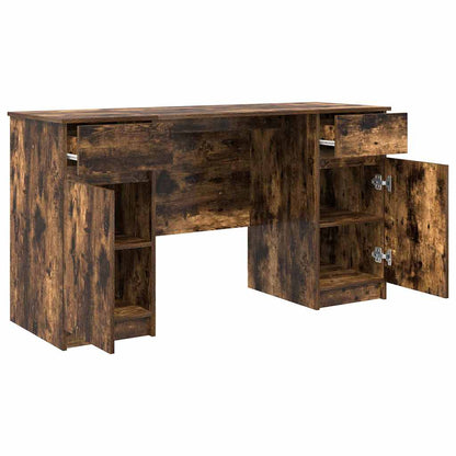 Schreibtisch Räuchereiche 140 x 49 x 76 cm Holzwerkstoff