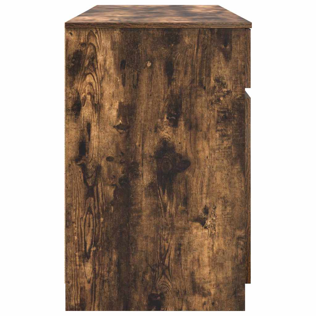 Schreibtisch Räuchereiche 140 x 49 x 76 cm Holzwerkstoff