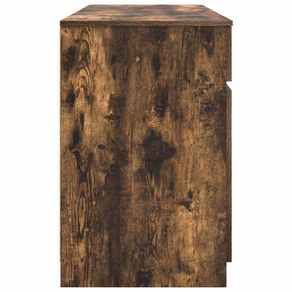 Schreibtisch Räuchereiche 140 x 49 x 76 cm Holzwerkstoff
