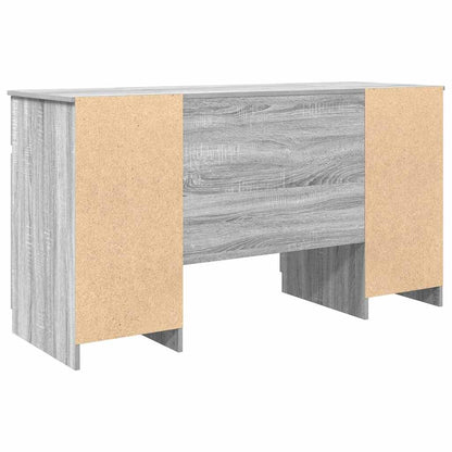 Schreibtisch mit Tür Grau Sonoma 140 x 49 x 76 cm Holzwerkstoff