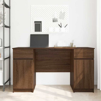 Schreibtisch Braune Eiche 140 x 49 x 76 cm Holzwerkstoff