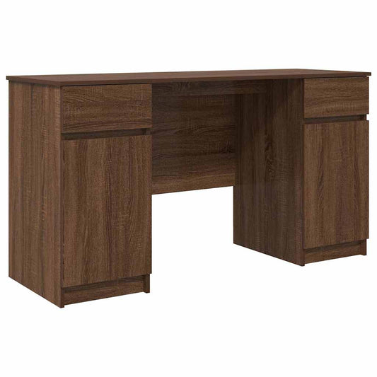 Schreibtisch Braune Eiche 140 x 49 x 76 cm Holzwerkstoff