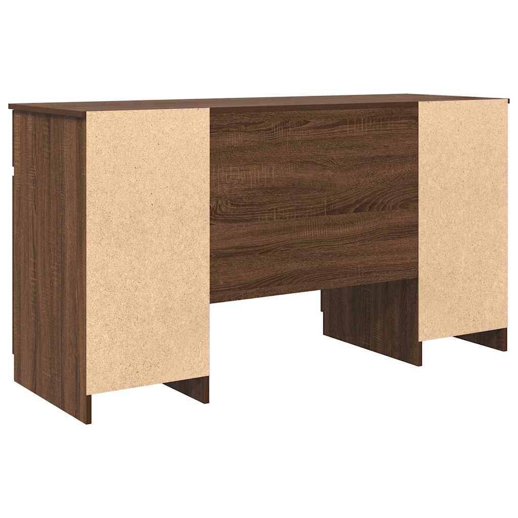 Schreibtisch Braune Eiche 140 x 49 x 76 cm Holzwerkstoff
