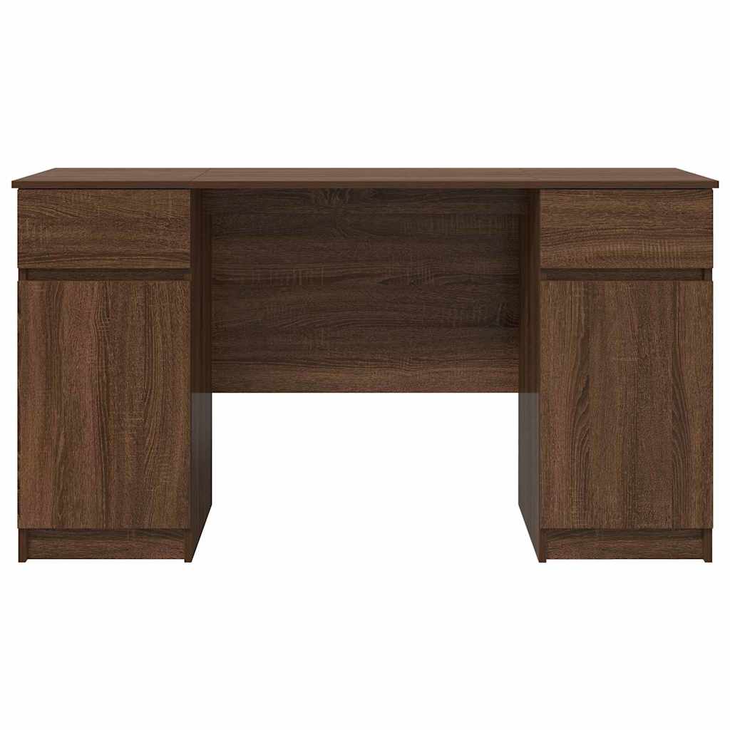 Schreibtisch Braune Eiche 140 x 49 x 76 cm Holzwerkstoff