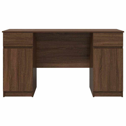 Schreibtisch Braune Eiche 140 x 49 x 76 cm Holzwerkstoff