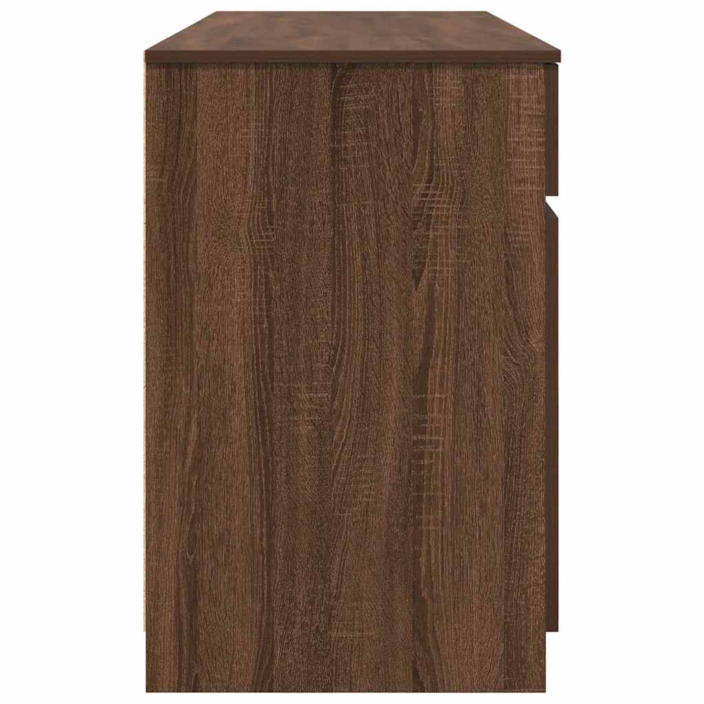 Schreibtisch Braune Eiche 140 x 49 x 76 cm Holzwerkstoff