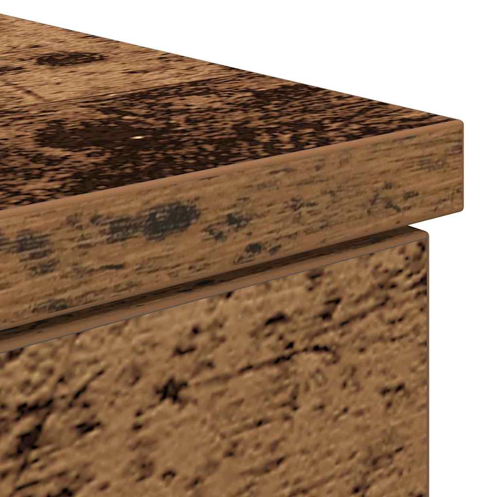 Schreibtisch mit Regal Altholz 140 x 49 x 76 cm Holzwerkstoff