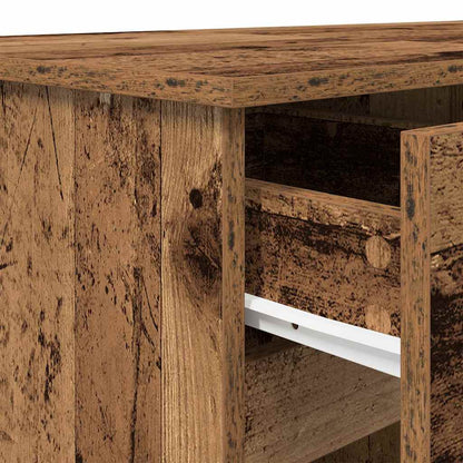 Schreibtisch mit Regal Altholz 140 x 49 x 76 cm Holzwerkstoff