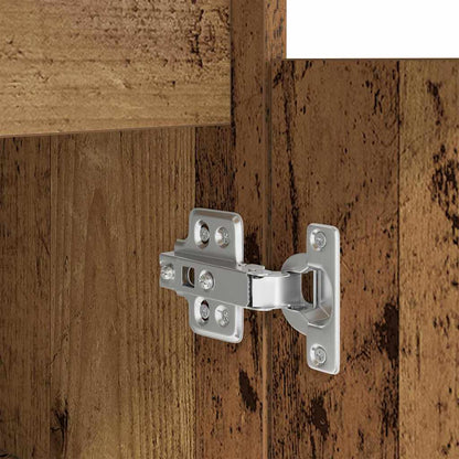 Schreibtisch mit Regal Altholz 140 x 49 x 76 cm Holzwerkstoff