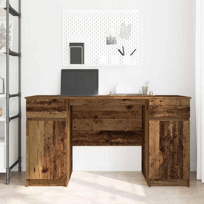 Schreibtisch mit Regal Altholz 140 x 49 x 76 cm Holzwerkstoff