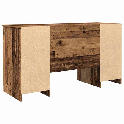 Schreibtisch mit Regal Altholz 140 x 49 x 76 cm Holzwerkstoff
