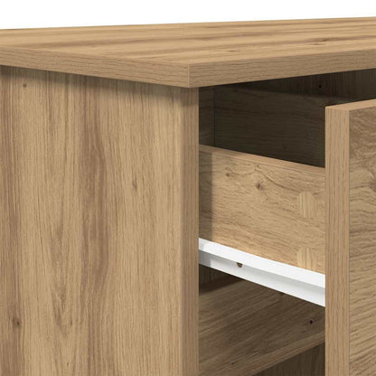 Schreibtisch Eiche handwerklich 140 x 49 x 76 cm Holzwerkstoff