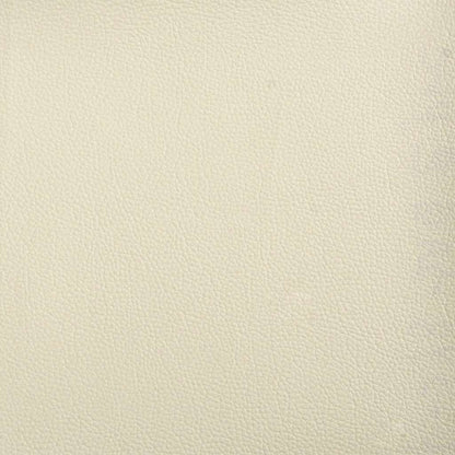 2-Sitzer-Sofa mit Chaiselongue L-Form Creme 125 cm Kunstleder