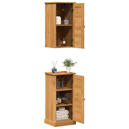 Badezimmermöbel Set mit Regal VIGO 2 pcs Braun und Honigbraun
