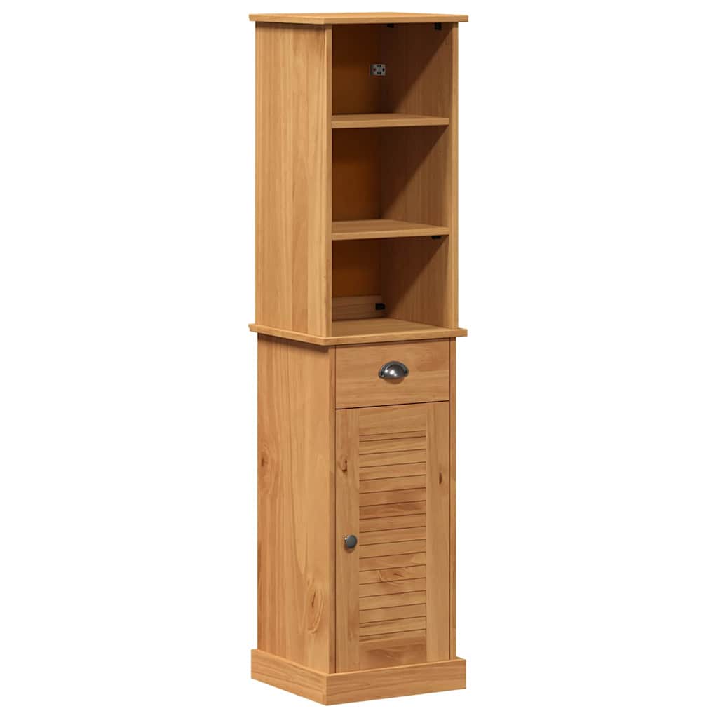 Badezimmermöbel Set mit Regal VIGO 2 pcs Braun und Honigbraun