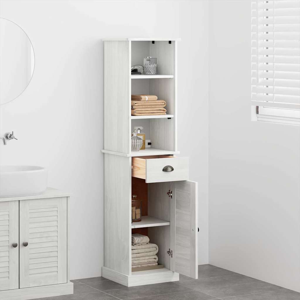 Badezimmermöbel Set VIGO 2 pcs Braun und Weiß 37 x 34 x 150 cm