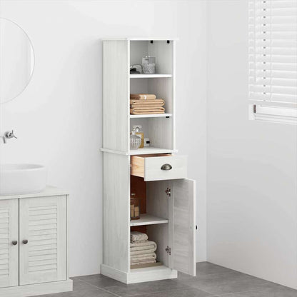 Badezimmermöbel Set VIGO 2 pcs Braun und Weiß 37 x 34 x 150 cm