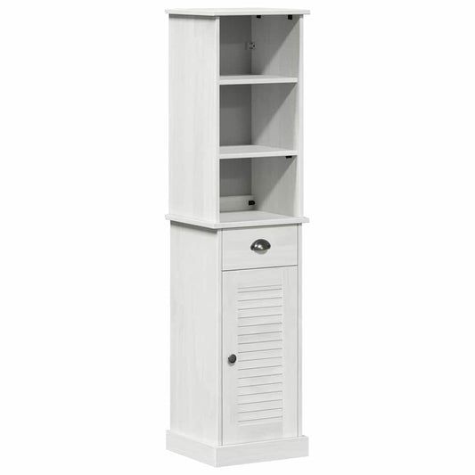 Badezimmermöbel Set VIGO 2 pcs Braun und Weiß 37 x 34 x 150 cm