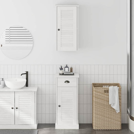 Badezimmermöbel Set VIGO 2 pcs Braun und Weiß 37 x 34 x 80 cm