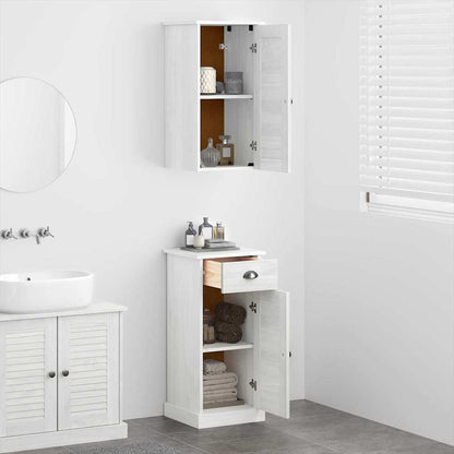 Badezimmermöbel Set VIGO 2 pcs Braun und Weiß 37 x 34 x 80 cm