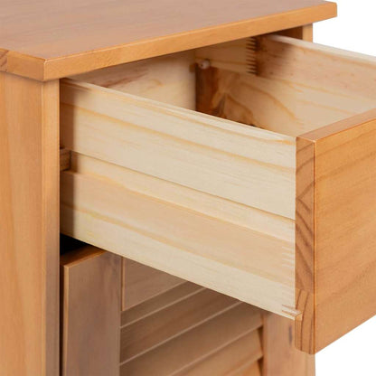 Badezimmermöbel Set mit Schubladen 3 pcs Braun 37 x 34 x 80 cm