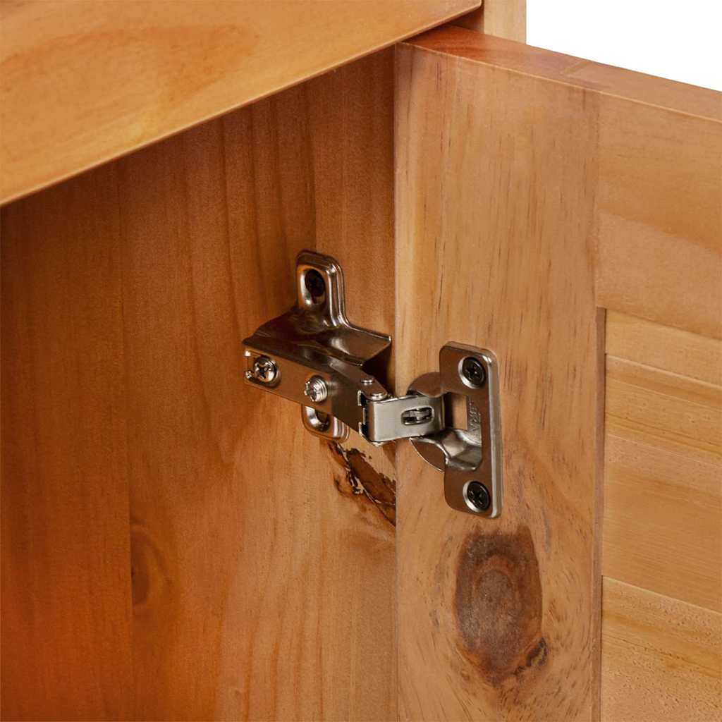 Badezimmermöbel Set mit Schubladen 3 pcs Braun 37 x 34 x 80 cm