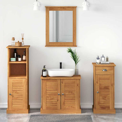 Badezimmermöbel Set mit Regal 4 pcs Honigbraun 37 x 34 x 110 cm