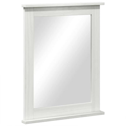 Badezimmermöbel Set mit Regal 3 pcs Antik Weiß 37 x 34 x 110 cm