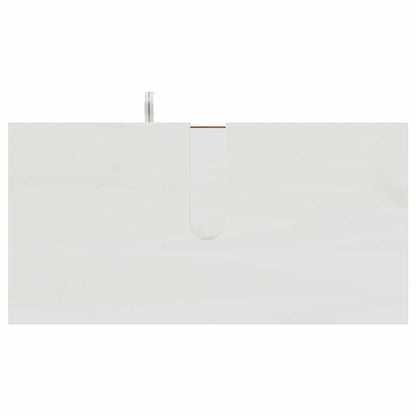 Badezimmermöbel Set mit Regal 3 pcs Antik Weiß 37 x 34 x 110 cm