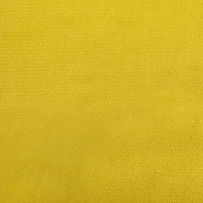 Fußsofa-Bett mit Kissen Dunkelgelb 74 x 77 x 81 cm Samt