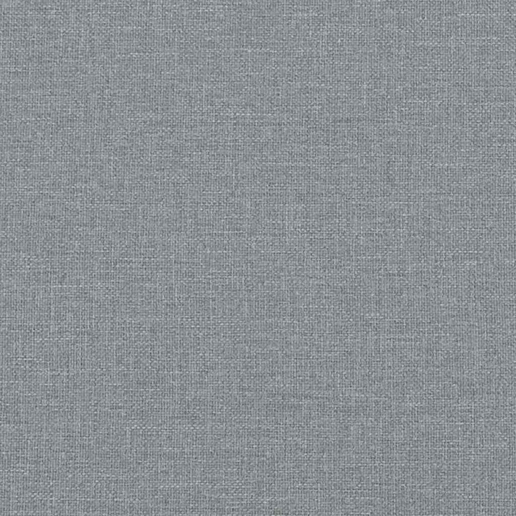 Boden-Schlafsofa mit Kissen Hellgrau 74 x 77 x 81 cm Stoff
