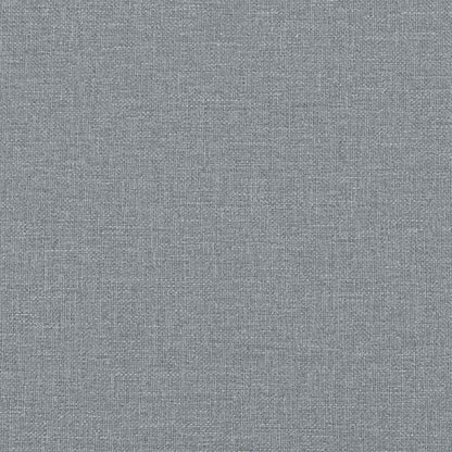 Boden-Schlafsofa mit Kissen Hellgrau 74 x 77 x 81 cm Stoff
