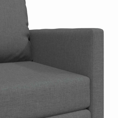 Boden-Schlafsofa mit Kissen Dunkelgrau 74 x 77 x 81 cm Stoff