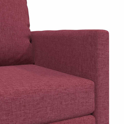 Boden-Schlafsofa mit Kissen Weinrot 74 x 77 x 81 cm Stoff