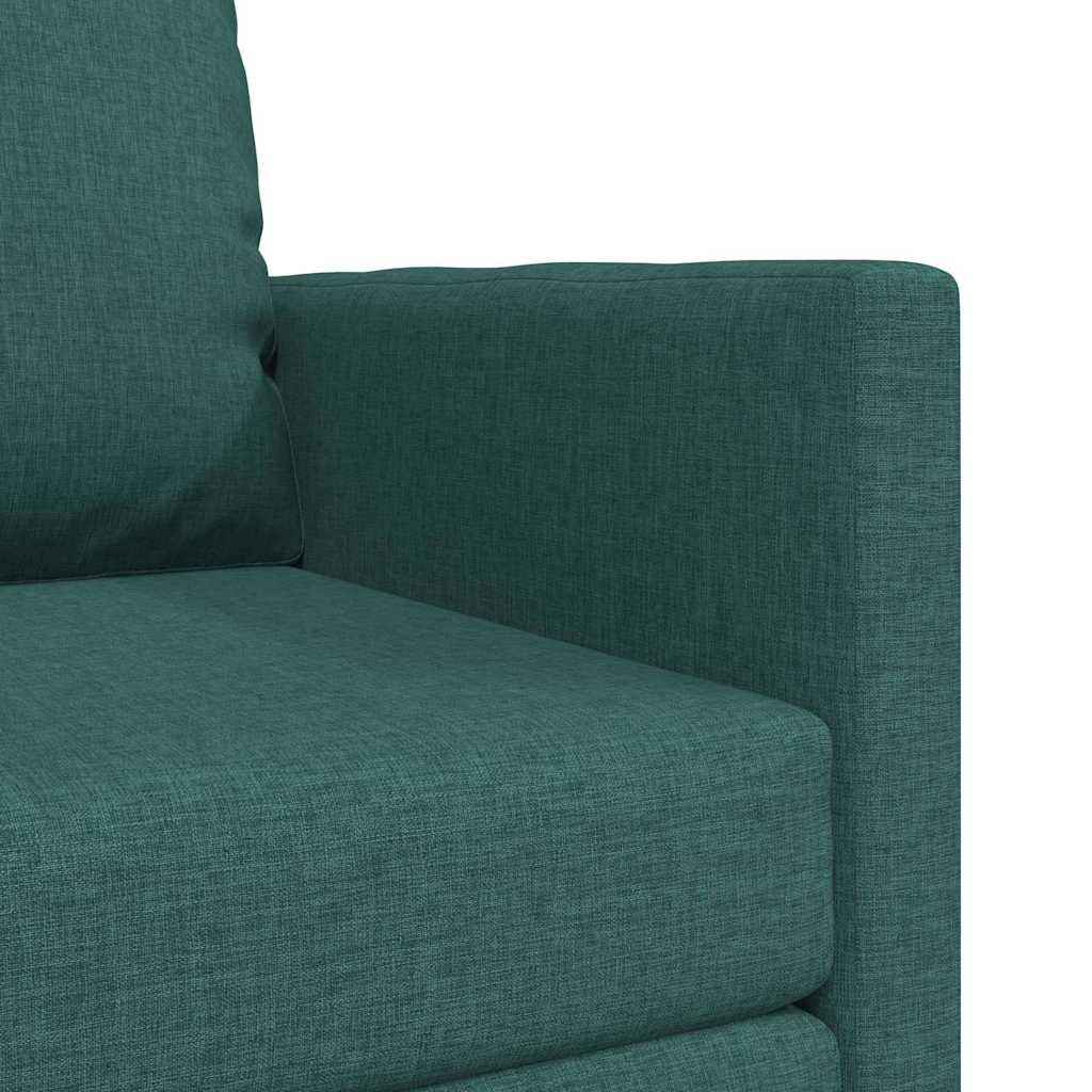 Boden-Schlafsofa mit Kissen Dunkelgrün 74 x 77 x 81 cm Stoff