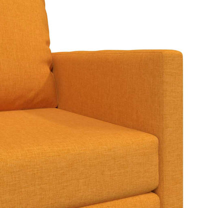 Boden-Schlafsofa mit Kissen Dunkelgelb 74 x 77 x 81 cm Stoff