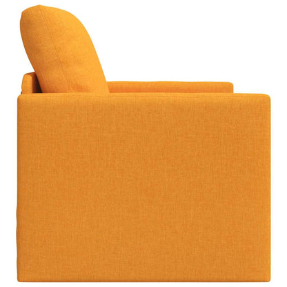 Boden-Schlafsofa mit Kissen Dunkelgelb 74 x 77 x 81 cm Stoff