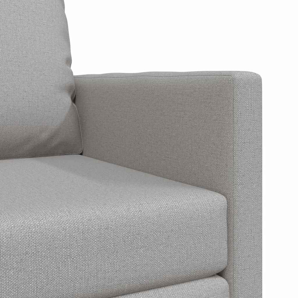 Boden-Schlafsofa mit Kissen Wolken-Grau 74 x 77 x 81 cm Stoff