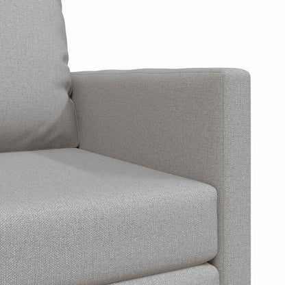 Boden-Schlafsofa mit Kissen Wolken-Grau 74 x 77 x 81 cm Stoff