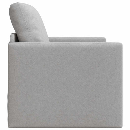 Boden-Schlafsofa mit Kissen Wolken-Grau 74 x 77 x 81 cm Stoff